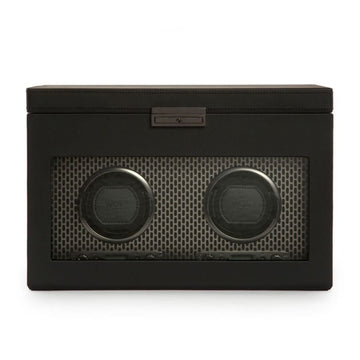 Axis Double Watch Winder With Storage