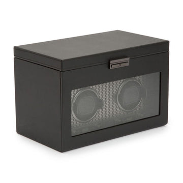 Axis Double Watch Winder With Storage