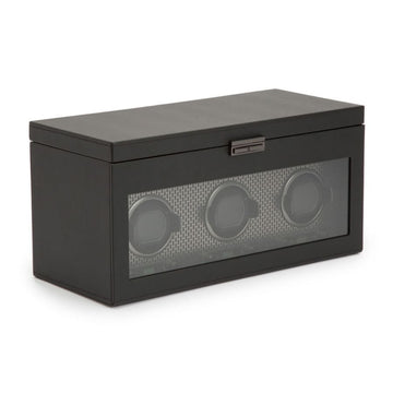 Axis Triple Watch Winder With Storage