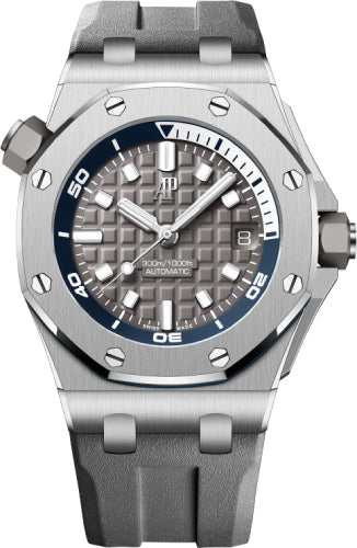 Audemars Piguet Royal Oak Offshore 42mm Diver Stainless Steel Grey Dial - 15720ST.OO.A009CA.01