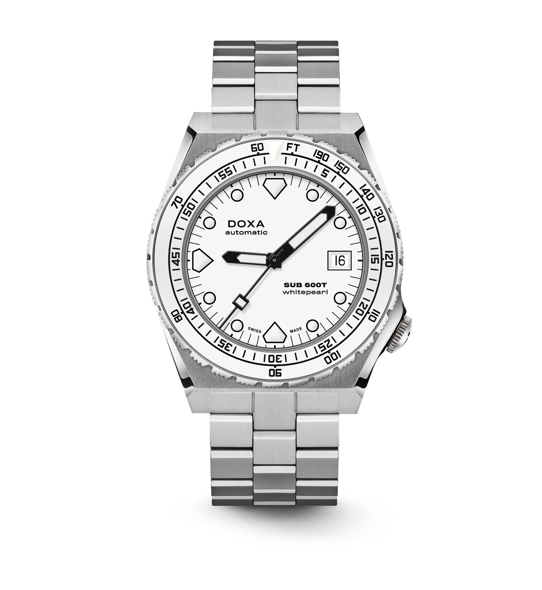 SUB 600T Whitepearl Stainless steel Ceramic