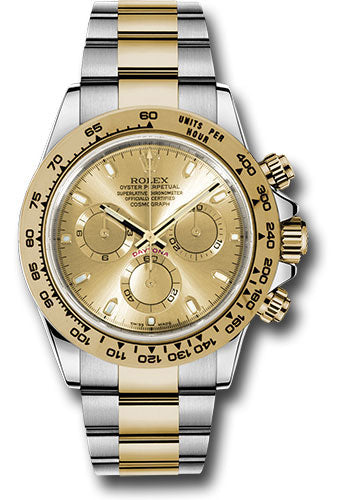 Rolex Yellow Rolesor Cosmograph Daytona 40 Watch - Champagne Index Dial - 116503 chi
