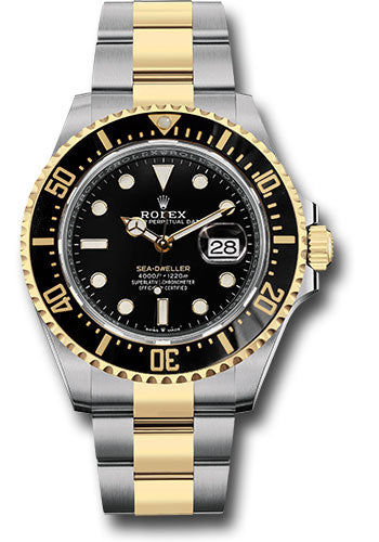 Rolex Steel and Yellow Gold Rolesor Sea-Dweller - Black Dial 126603