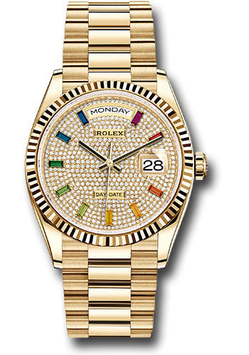 Buy Rolex Day Date Swiss Luxury Watches TSJNY Tagged Rainbow