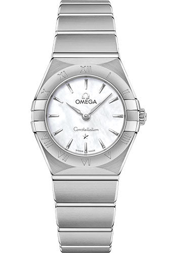 Omega Constellation Manhattan Quartz Watch - 25 mm Steel Case - Mother-Of-Pearl Dial - 131.10.25.60.05.001