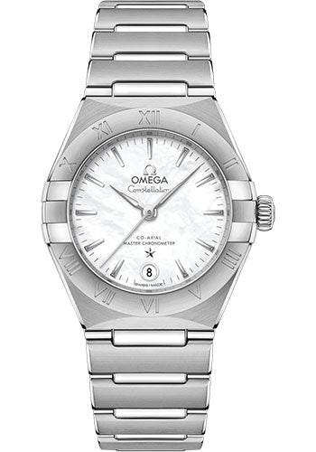Omega Constellation Manhattan Co-Axial Master Chronometer Watch - 29 mm Steel Case - Mother-Of-Pearl Dial - 131.10.29.20.05.001