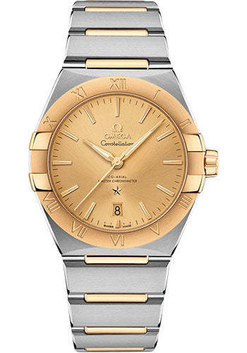 Omega Constellation OMEGA Co-Axial Master Chronometer - 39 mm Steel And Yellow Gold Case - Champagne Dial - 131.20.39.20.08.001