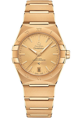 Omega Constellation OMEGA Co-Axial Master Chronometer - 36 mm Yellow Gold Case - Yellow Dial - 131.50.36.20.08.001