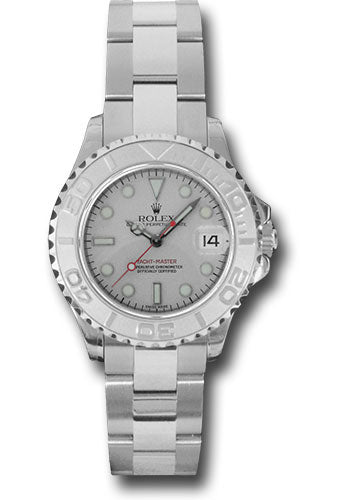 Rolex Steel and Platinum Lady Yacht-Master 29 Watch - Platinum Dial - 169622