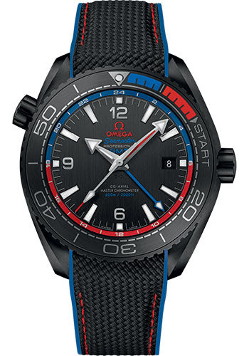 Omega Seamaster Planet Ocean 600M Co-axial Master Chronometer GMT ETNZ Deep Black Watch - 215.92.46.22.01.004