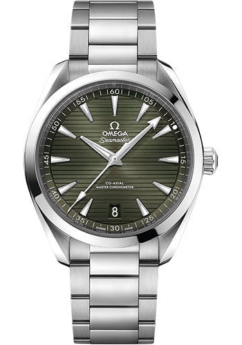 Omega Seamaster Aqua Terra 150M OMEGA Co-Axial Master Chronometer - 41 mm Steel Case - Green Dial - 220.10.41.21.10.001