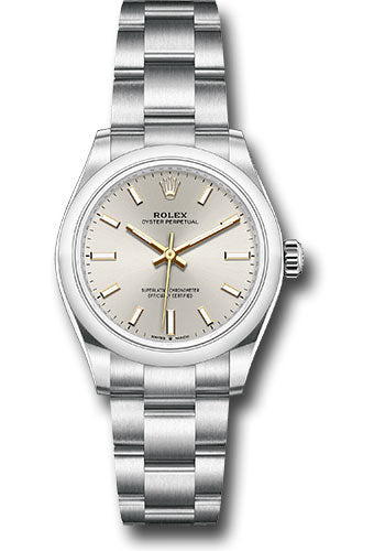 Rolex Oyster Perpetual 31 Watch - Domed Bezel - Silver Index Dial - Oyster Bracelet - 2020 Release - 277200 sio