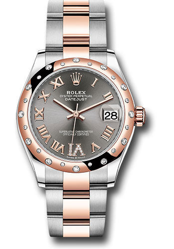 Rolex Steel and Everose Gold Datejust 31 Watch - 24 Diamond Bezel - Mother-Of-Pearl Diamond Dial - Oyster Bracelet - 278341RBR dkrhdr6o