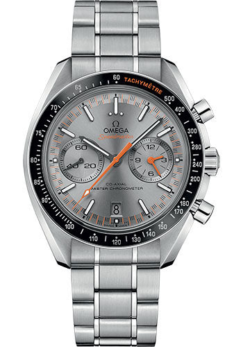 Omega Speedmaster Racing Co-Axial Master Chronograph Watch - 44.25 mm Steel Case - Black Ceramic Bezel - Sun Brushed Grey Dial - 329.30.44.51.06.001