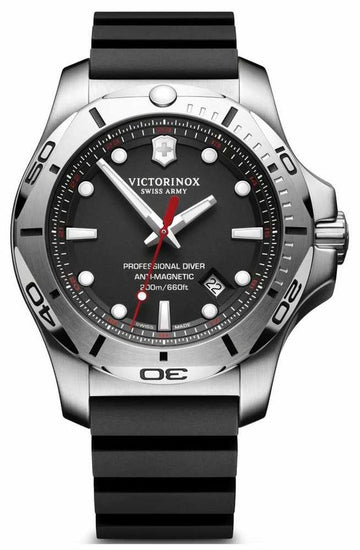 Victorinox Swiss Army INOX Diver Black 45mm 241733 Watch