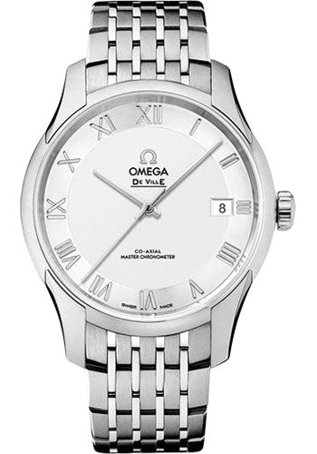 Omega De Ville Hour Vision Co-Axial Master Chronometer Watch - 41 mm Steel Case - Two-Zone -Silver Dial - 433.10.41.21.02.001
