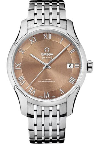 Omega De Ville Hour Vision Co-Axial Master Chronometer Watch - 41 mm Steel Case - Two-Zone Bronze Dial - 433.10.41.21.10.001