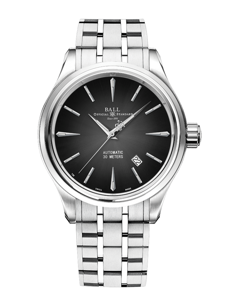 BALL Trainmaster | NM9080D-S1J-BK | Time Source Jewelers