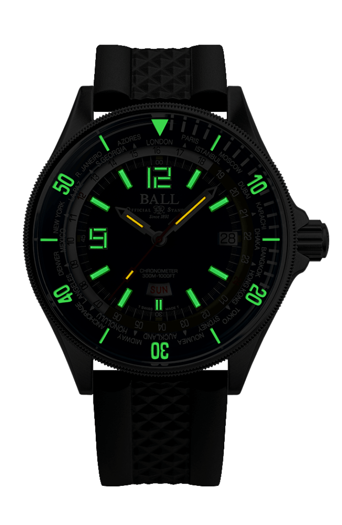 Ball - Engineer Master II Diver Worldtime (42mm) - DG2232A-PC-BEBall - Engineer Master II Diver Worldtime (42mm) - DG2232A-PC-BE