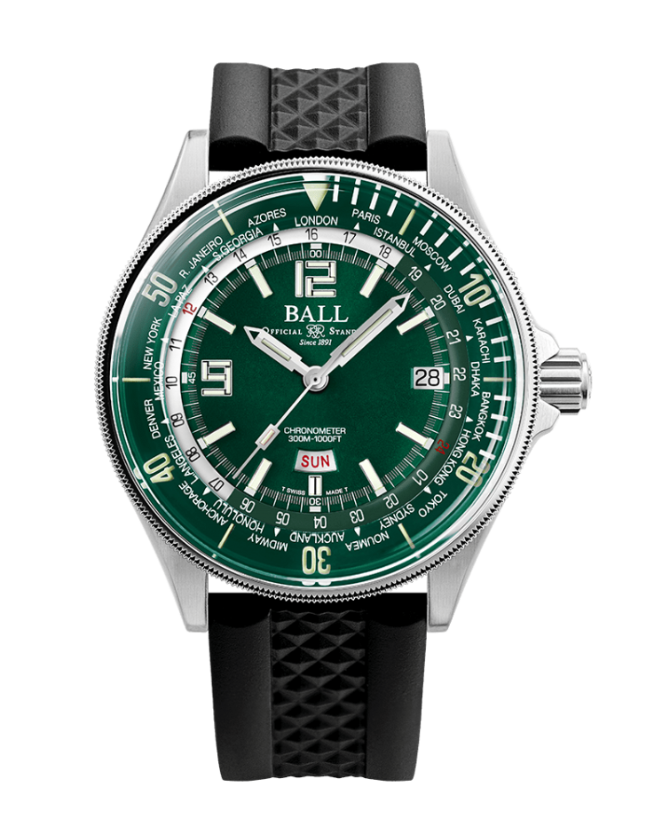 BALL Engineer Master II Diver Worldtime (42mm) - DG2232A-PC-GR