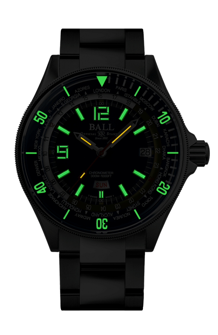 Ball - Engineer Master II Diver Worldtime (42mm) - DG2232A-SC-BE
