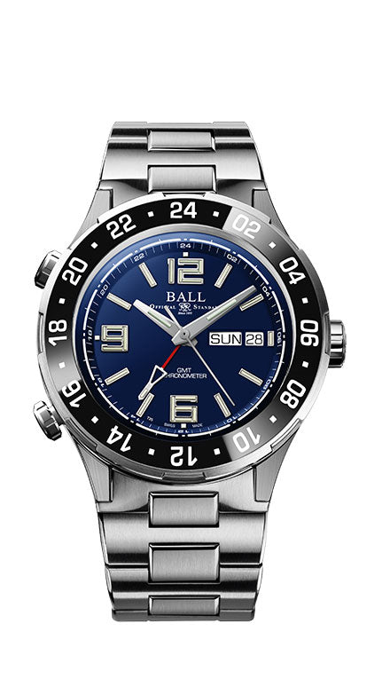 BALL Roadmaster Marine GMT Ceramic | DG3030B-S7CJ-BK | TSJNY