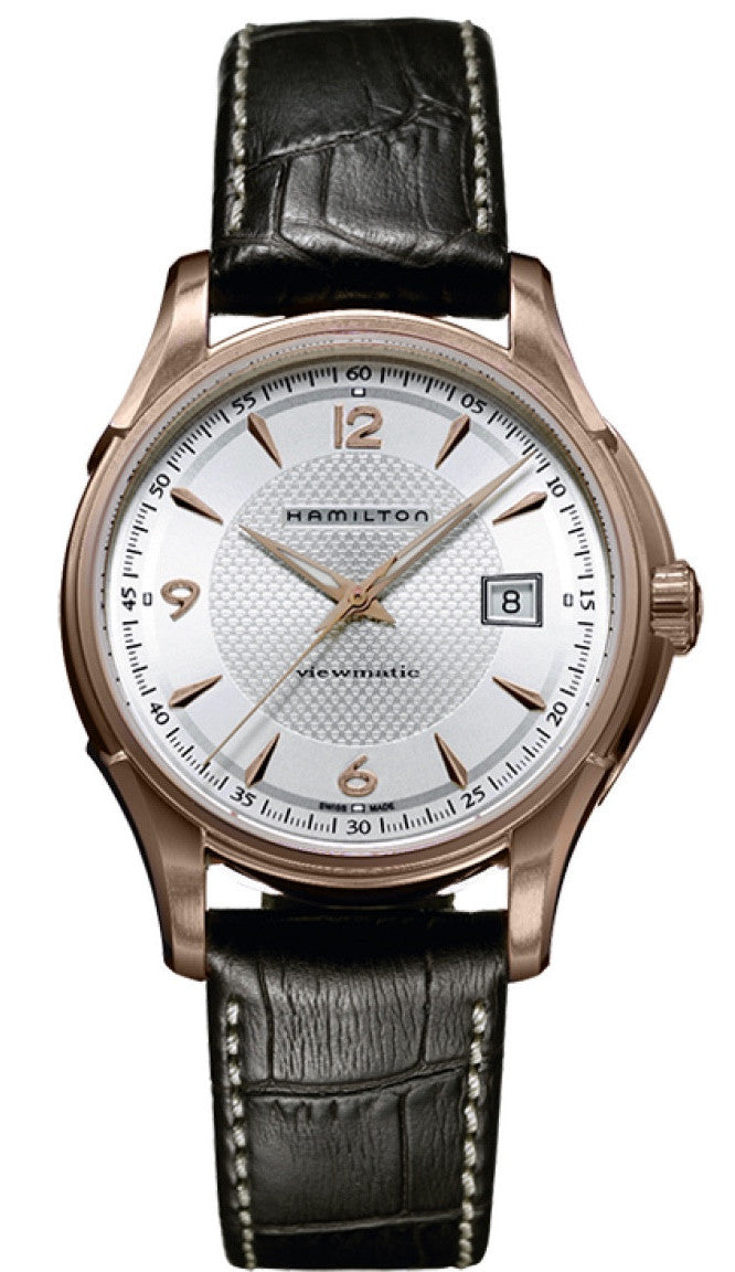 Hamilton Jazzmaster Viewmatic Automatic Rose Tone 40mm Silver Dial H32645555 Watch