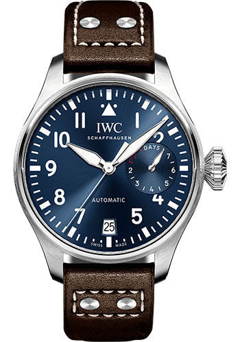 IWC Big Pilot's Watch Edition Le Petit Prince - 46.2 mm Stainless Steel Case - Blue Dial - Brown Calfskin Strap - IW501002