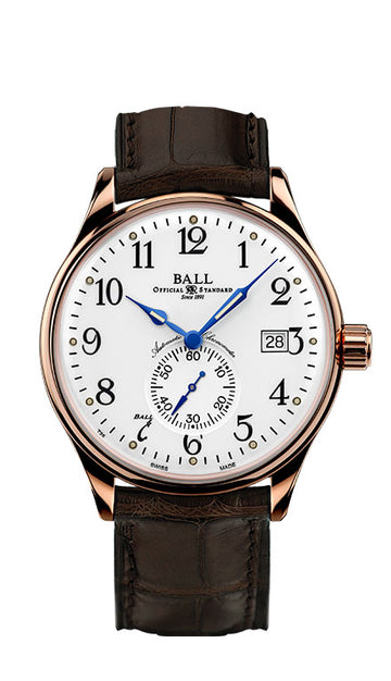Ball Trainmaster Standard Time - NM3888D-PG-LCJ-WH