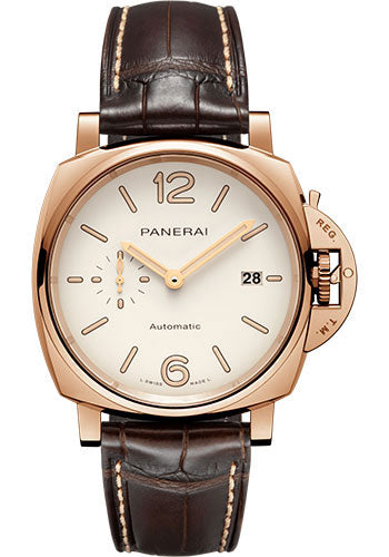 Panerai Luminor Due - 42mm - Polished Goldtech - White Dial - PAM01042