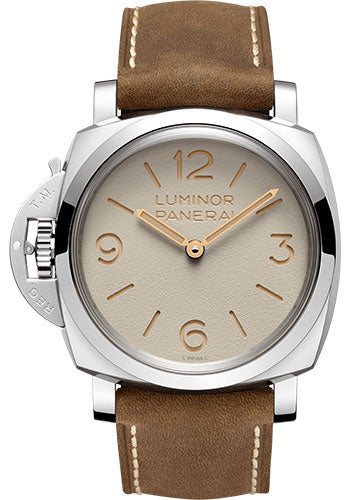 Shop Panerai Luminor Left Handed 47mm Watch PAM01075 TSJNY