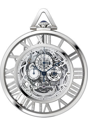 Cartier Rotonde de Cartier Grande Complication Squelette Watch - 59 mm White Gold and Gold Case - W1556213