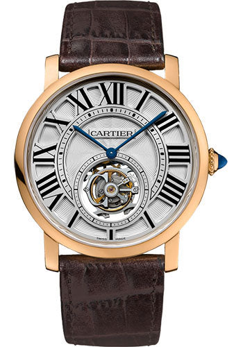 Cartier Rotonde de Cartier Flying Tourbillon Watch - 40 mm Pink Gold Case - W1556215
