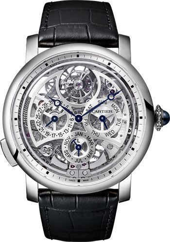 Cartier Rotonde de Cartier Grande Complication Skeleton Watch - 45 mm Platinum Case - W1556251
