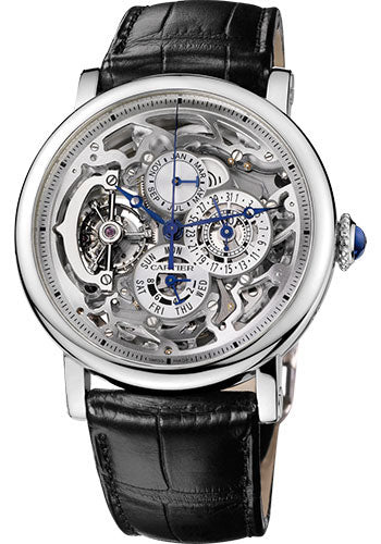 Cartier Rotonde de Cartier Grande Complication Skeleton Watch - 43.5 mm Platinum Case - W1580017