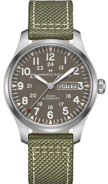 Hamilton Khaki Field Day Date Automatic Day Date Stainless Steel H70535081 Watch