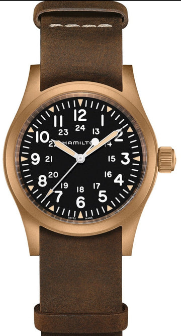Hamilton Khaki Field Mechanical Bronze 38mm H69459530 Watch