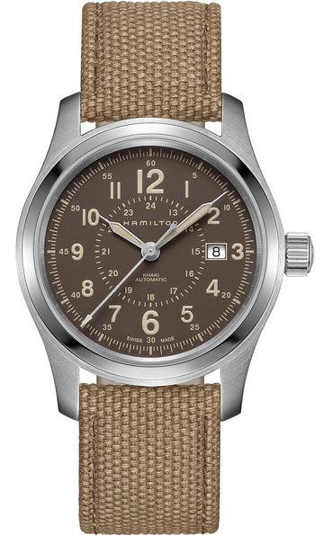 Hamilton Khaki Field Automatic 42mm Stainless Steel Brown Dial H70605993 Watch