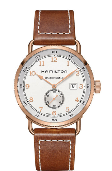 Hamilton Khaki Navy Pioneer Rose Gold 43mm H77745553 Watch