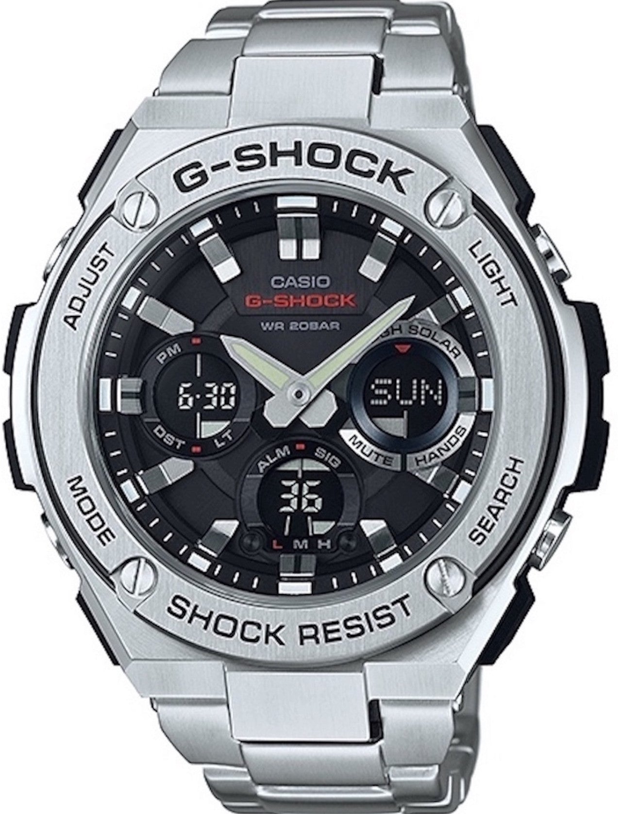 G-Shock Analog Aviation Series Day Date Steel GST110D-1A9CR Watch