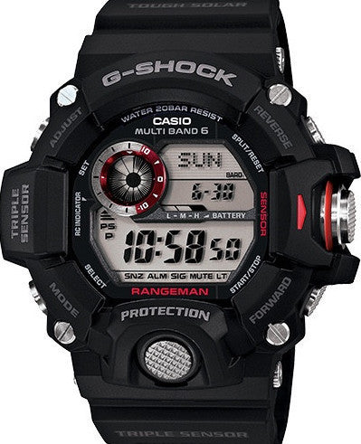 G-Shock Digital Rangeman Black Resin Strap 54X55mm Watch GW9400-1