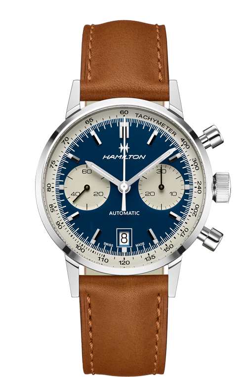 Hamilton Intra-Matic 68 Automatic Chronograph 40mm Blue Dial H38416541 Watch