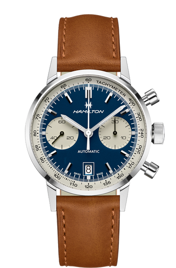Hamilton Intra-Matic 68 Automatic Chronograph 40mm Blue Dial H38416541 Watch