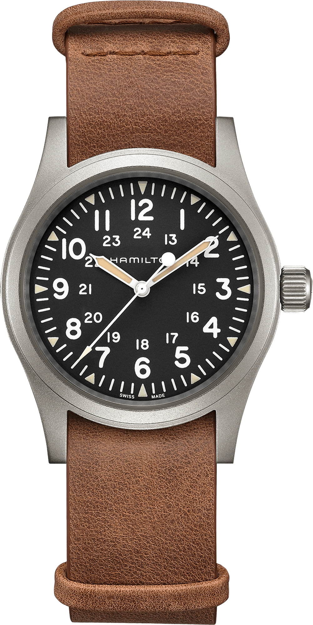 Hamilton Khaki Field Mechanical 38mm H69439531 Black Dial Watch
